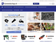 Tablet Screenshot of gereedschap.nl